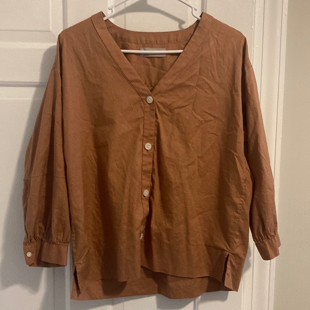 Everlane oversized blouse